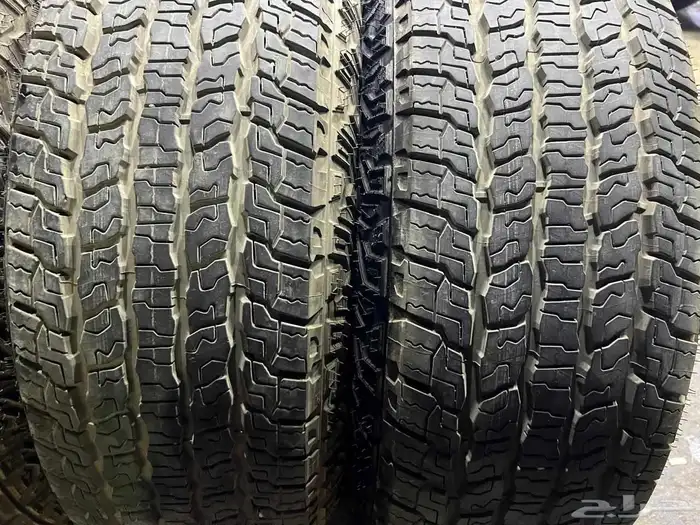 كفرات جودير أمريكي مقاس 265.65.18 مع جنوط جمس اصلي وكاله 18 10