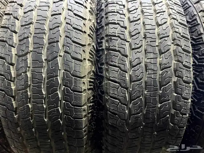 كفرات جودير أمريكي مقاس 265.65.18 مع جنوط جمس اصلي وكاله 18 8