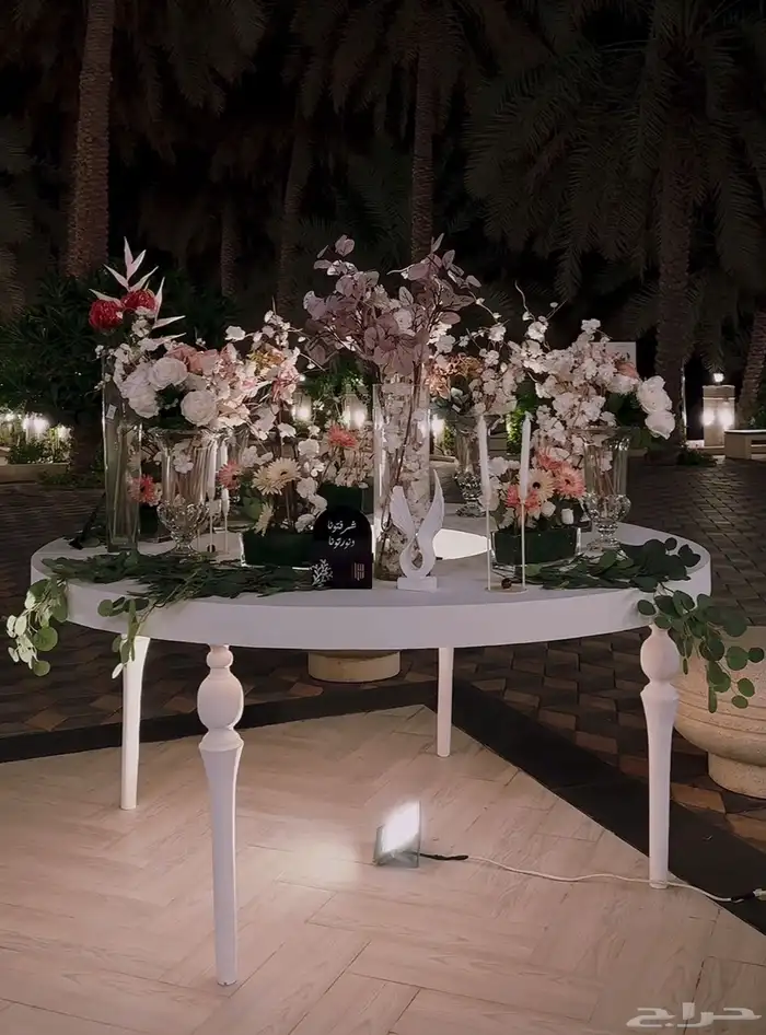 طاولات طعام كراسي تنسيق حفلات 10