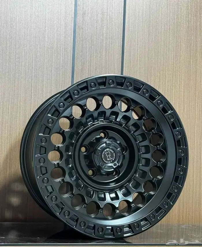 جنوط بلاك رينو رانجلر 5x127 اللون اسود مطفي جوده عالي 2