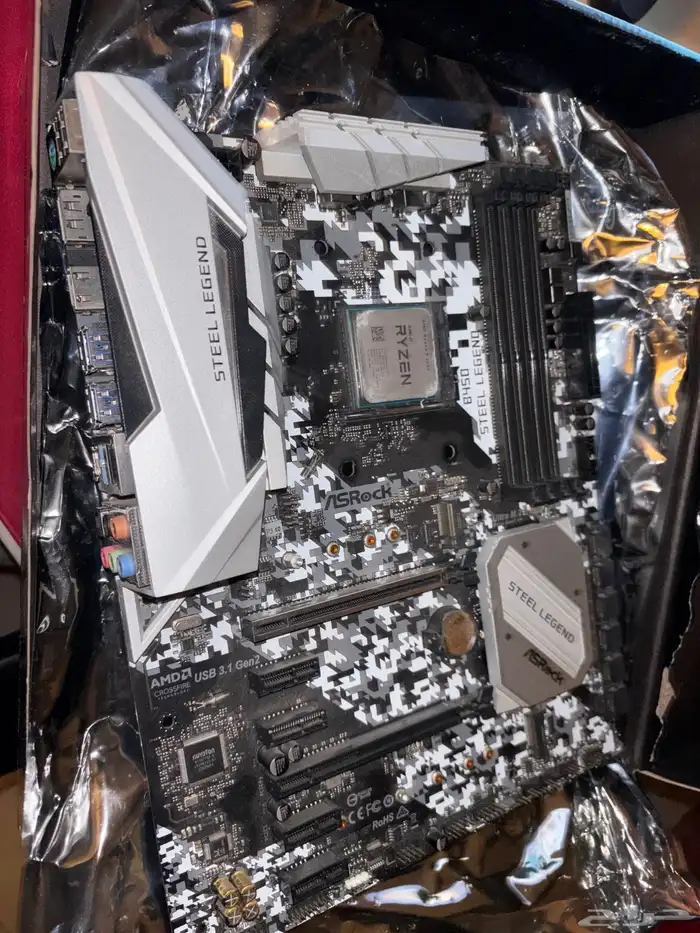 معالج رايزن ومذربورد 2