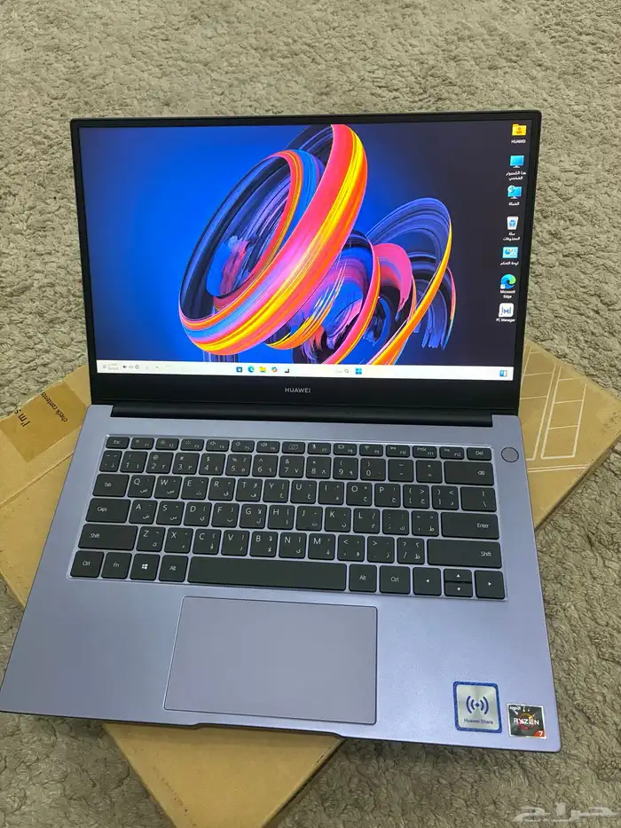 لابتوب هواوي ميت بوك D14 معالج رايزن 7 شبه جديد 4
