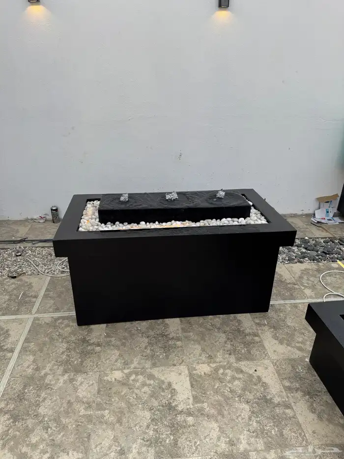 نوافير وشلالات فيبر جلاس متنقله تقدر تتكم في المقاس ولون 6