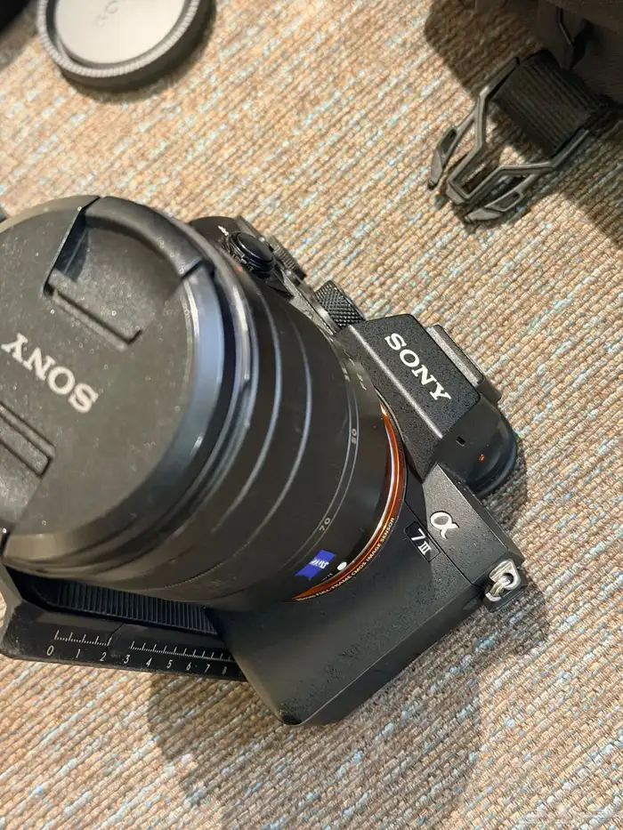 Sony A7 III camera with Sony lens and Ronin-s dji 2