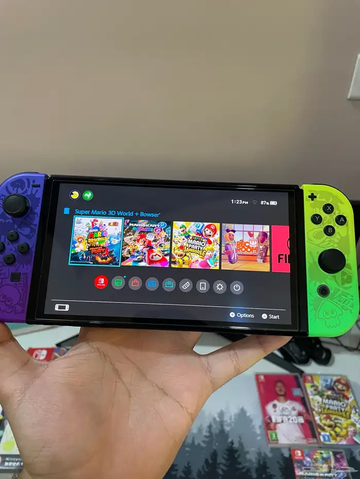 جهاز نينتندو سويتش oled نسخة splatoo3 2