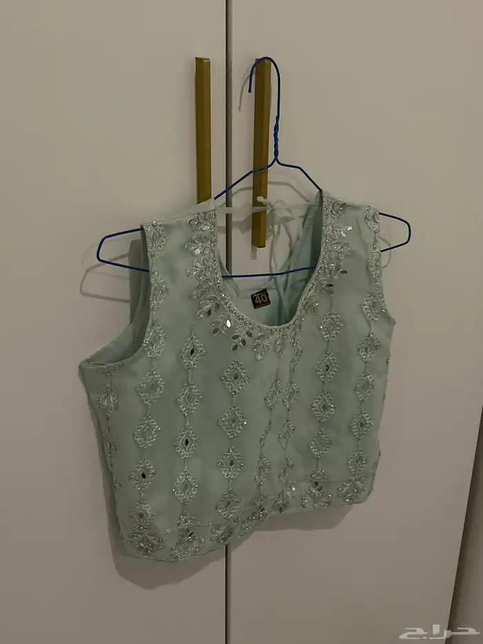 ساري هندي   ملابس هندية 3 قطع 0