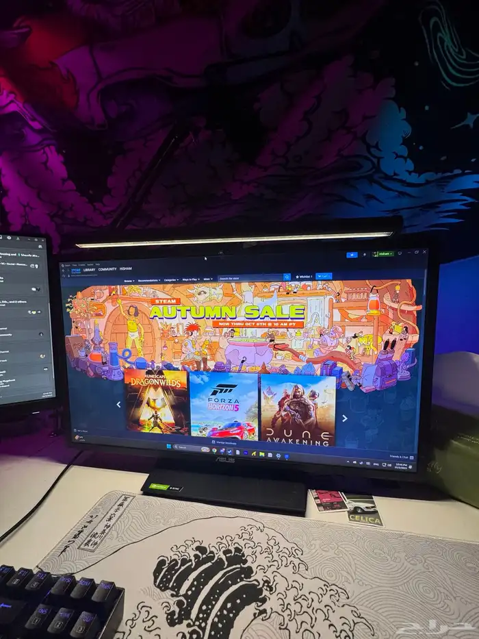 شاشة asus قيمنق 0