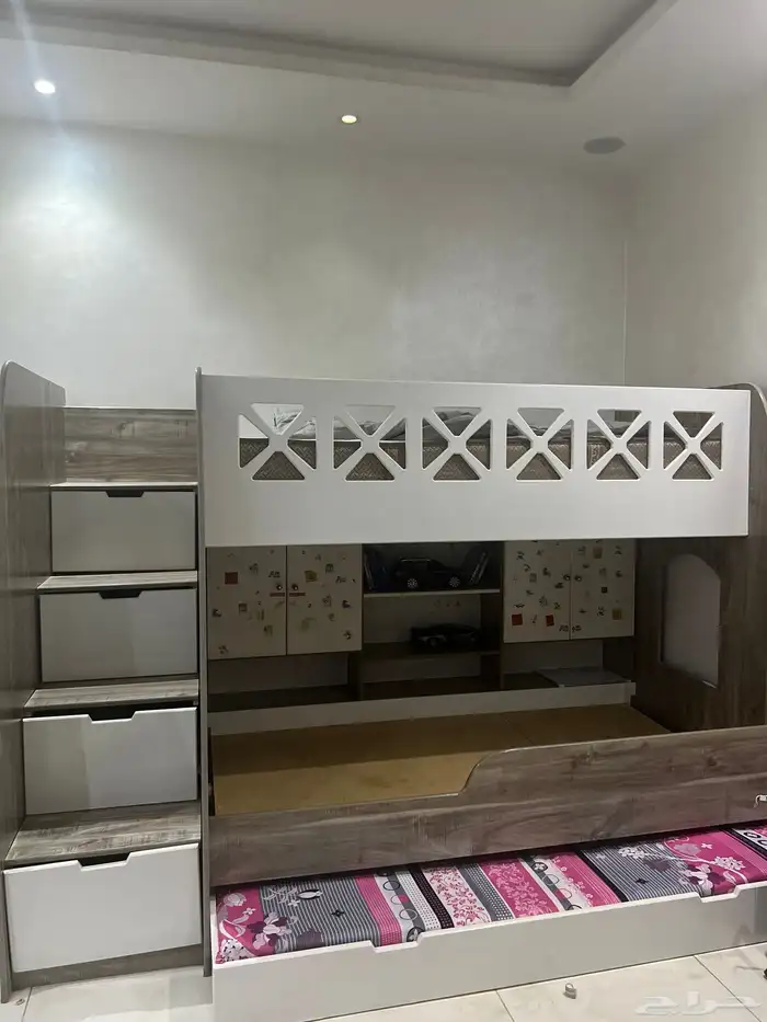 دولاب وسريرغرف نوم الاطفال 3