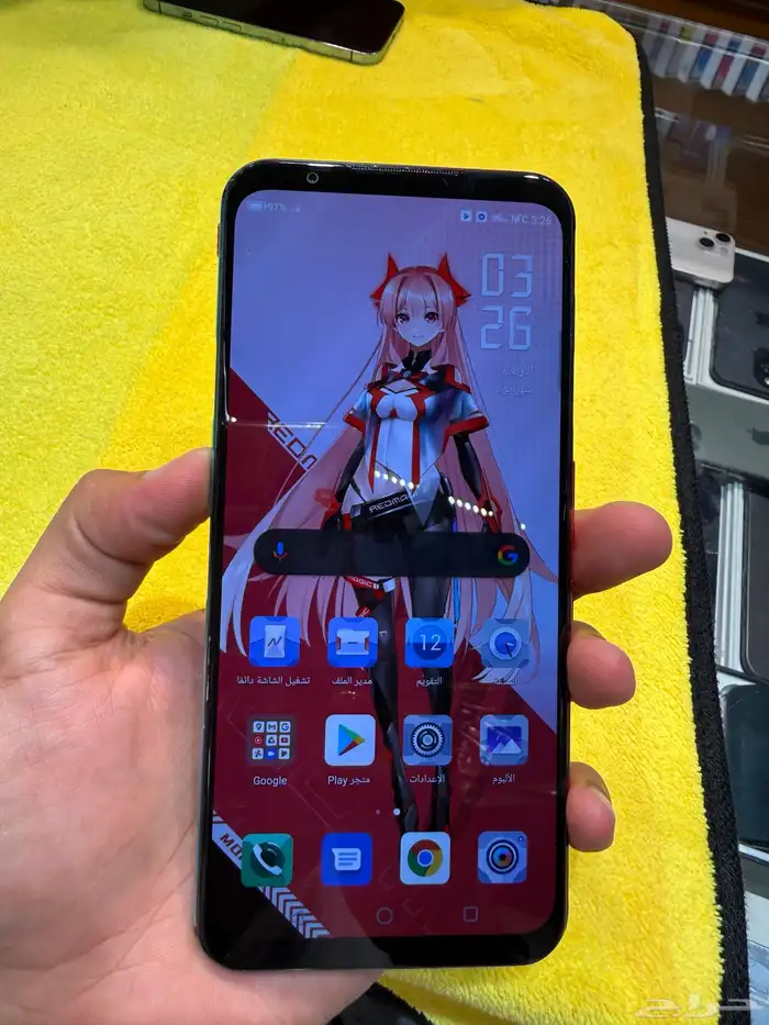 ردمجيك G5 . 256 قيقاء اموره طيبة فيه كسر فالظهرية 8