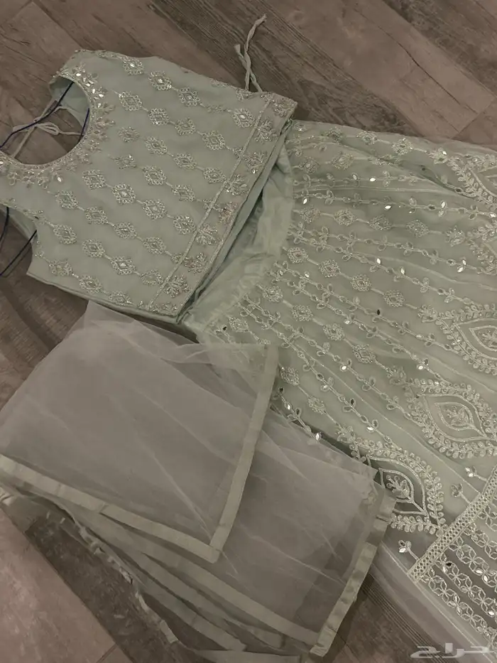 ساري هندي   ملابس هندية 3 قطع 4