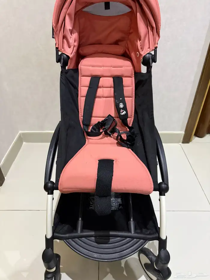 عرباية يويو لون زهري وباسينيت لون رمادي 0