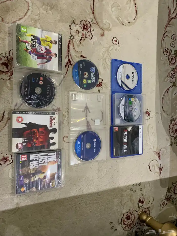 اشرطة العاب سوني 5 و 4 و 3 1