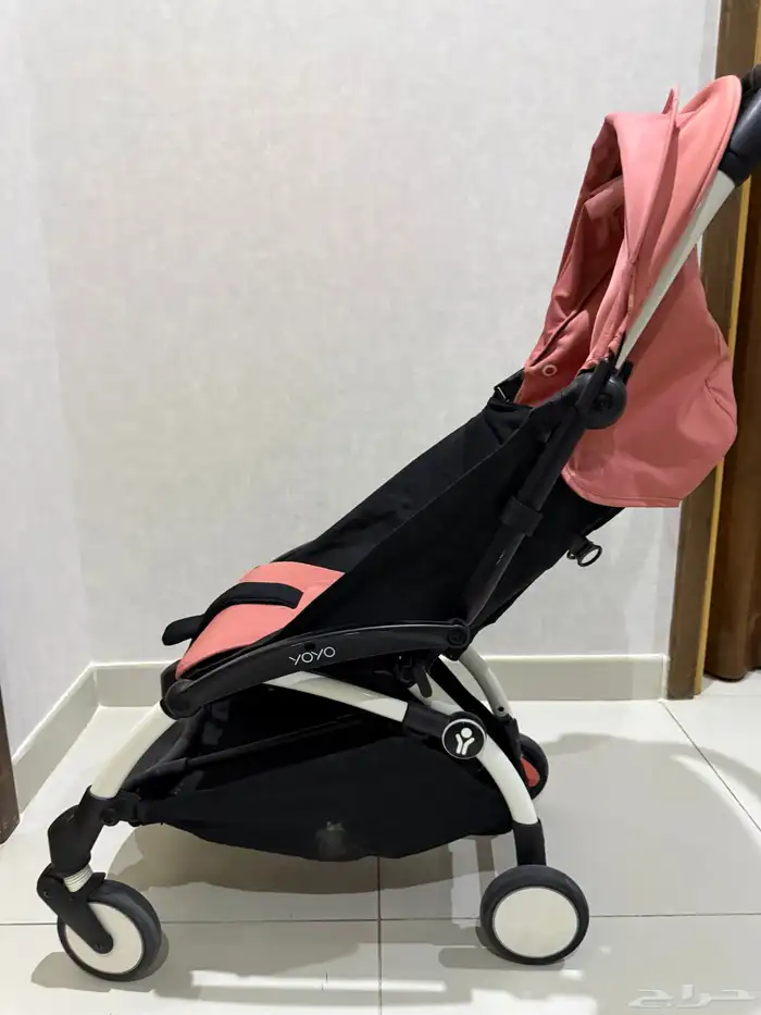 عرباية يويو لون زهري وباسينيت لون رمادي 1