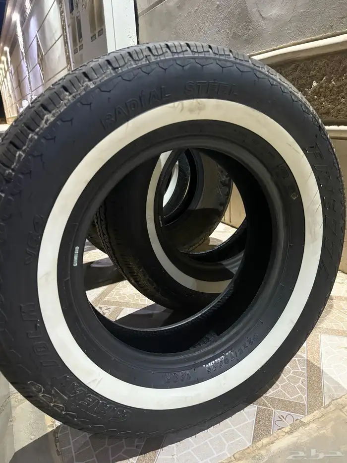 للبيع اربع كفر جدد استخدام اقل من خمسه ايام مقاس 15 3