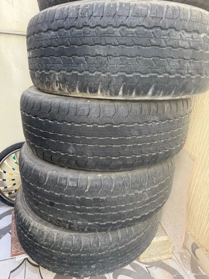 كفرات دنلوب مقاس 17 للبيع 0