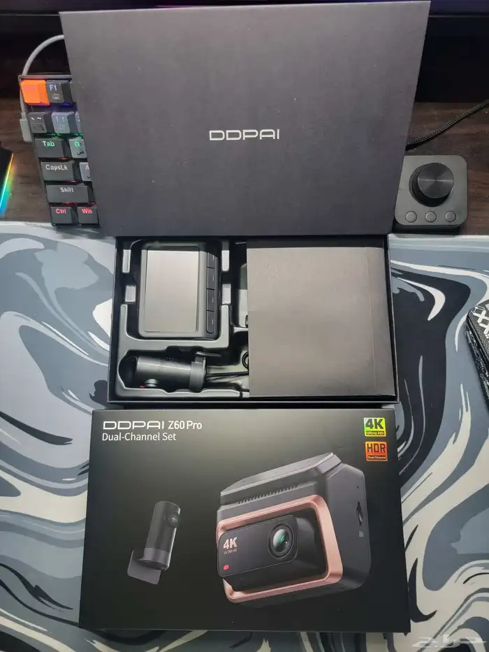 داش كام DDPAI Z60 PRO 4K اماميه وخلفيه جديده 5