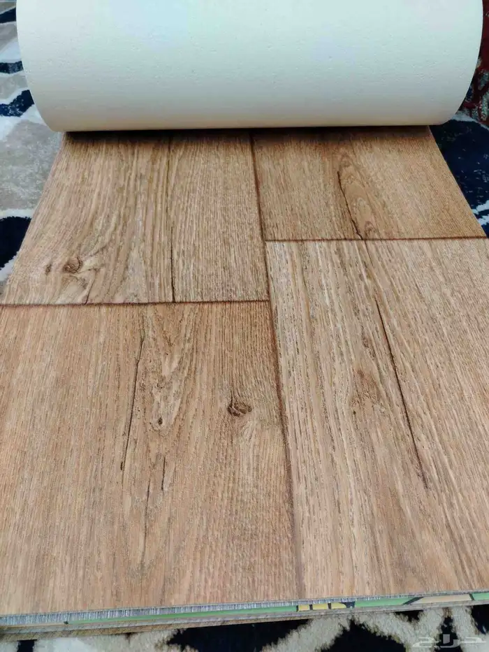 فينيل مشمع بديل للباركيه شبيه الباركية 18