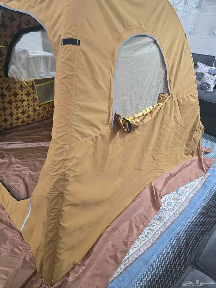 خيمه جديده للبيع بسعر 700 شرط جديده ما استعملت 3