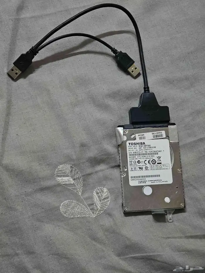 هارد 500 جيجا مع رامه 4 جيجا 1