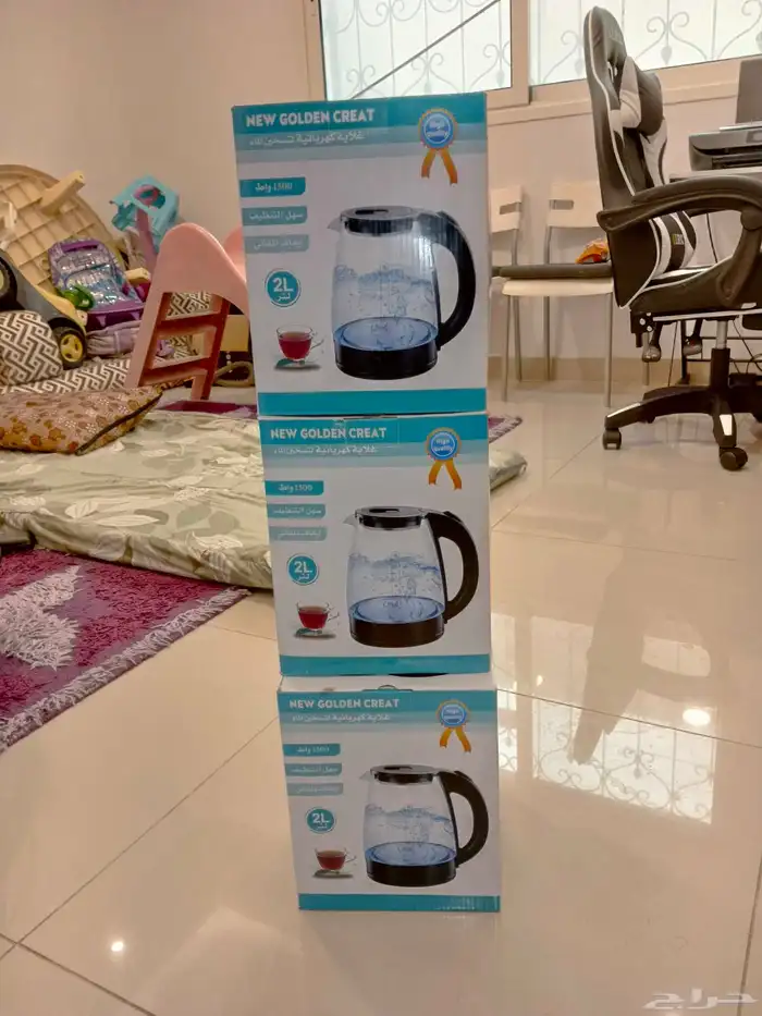 للبيع عدد 3حبات غلايات ماي للشاي الأحساء 1