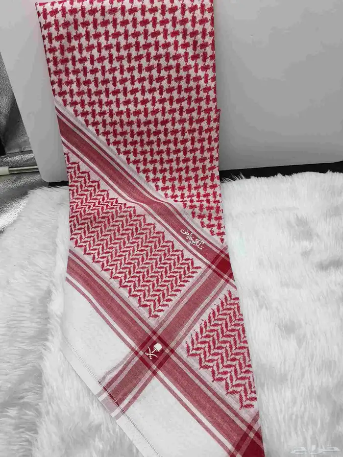 شماغ ملكي خاص ختم ابيض 2026 3