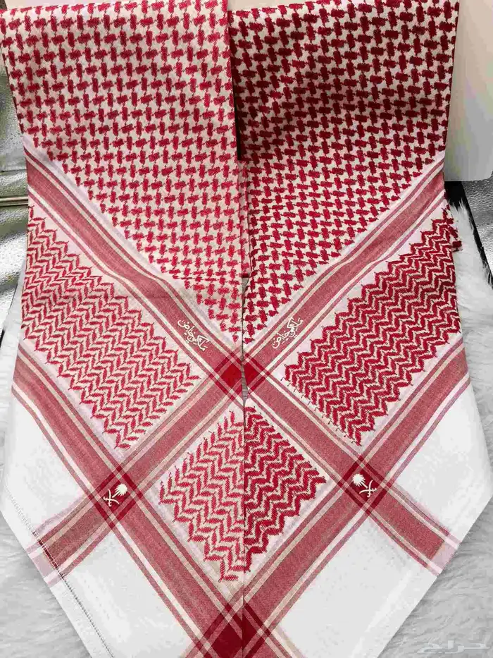 شماغ ملكي خاص ختم ابيض 2026 0