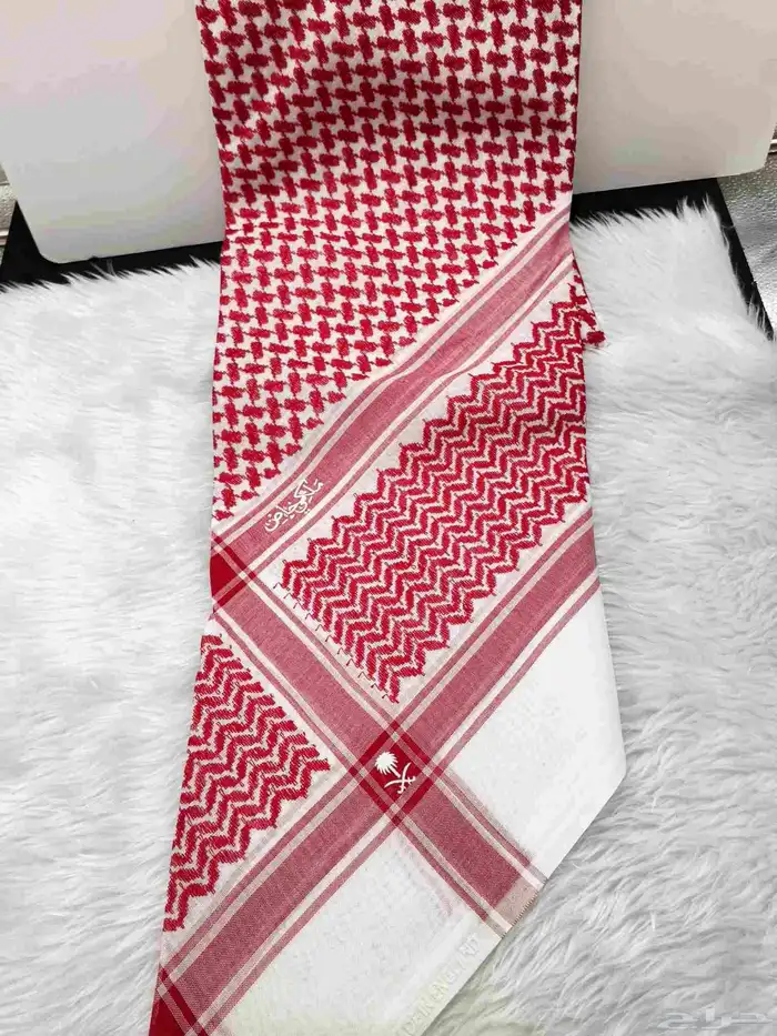 شماغ ملكي خاص ختم ابيض 2026 1