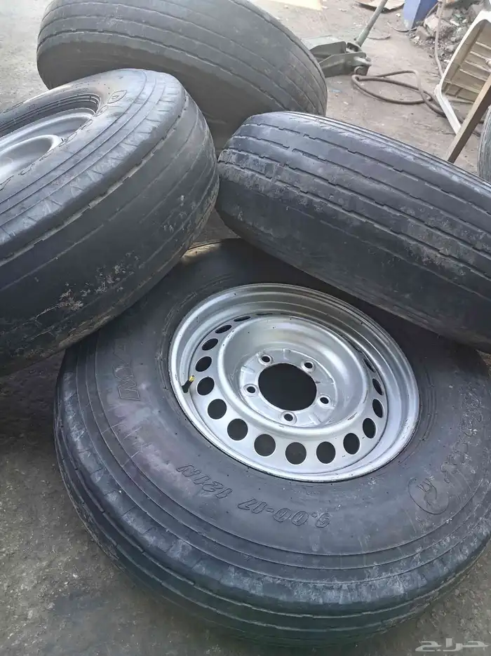 جنوط جيب لاندكروزر هلل خمسه مسمار صيني درجه كفرات بالون17 4