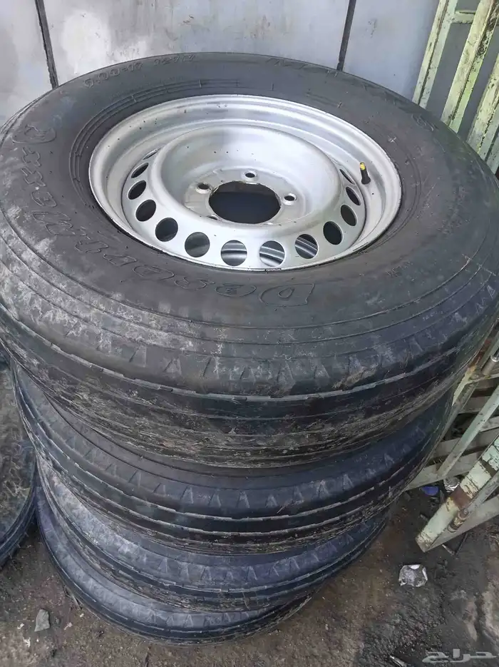 جنوط جيب لاندكروزر هلل خمسه مسمار صيني درجه كفرات بالون17 5