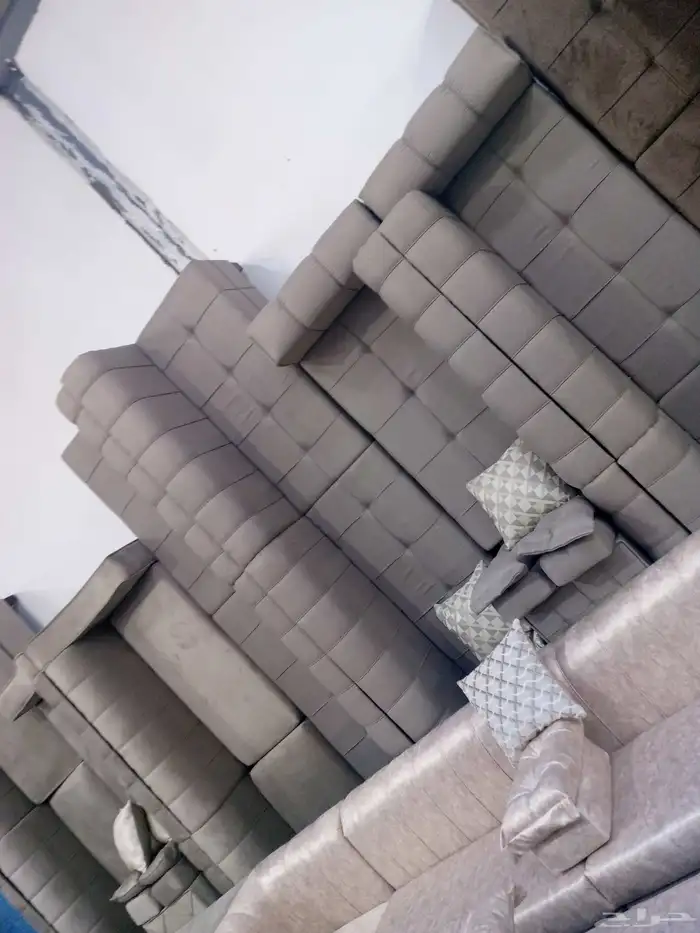 مجالس كنبات جاهزه مقاس 4في5زاويتين و باطرمه جاهز مقاس 4في5زا 46