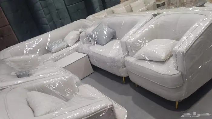 مجالس كنبات جاهزه مقاس 4في5زاويتين و باطرمه جاهز مقاس 4في5زا 26