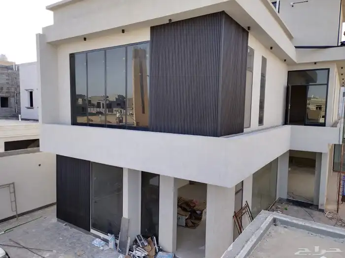 تنفيذ واجهات خارجيه بديل خشب خارجي عليه ضمان 10سنوات 2