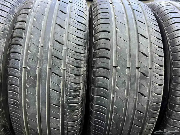 جنوط بلاتينيوم مقاس 20 مع كفرات صيني مقاس 275.60.20 تاريخ 25 14