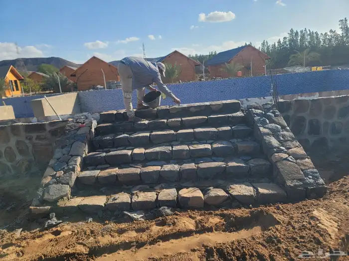 بنا جميع انواع الحجر الطبيعي 7