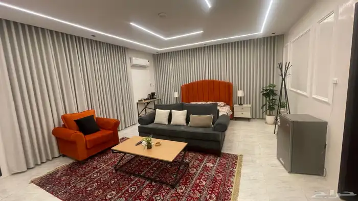 غرف للايجار اليومي او الاسبوعي تبوك استديوات 17