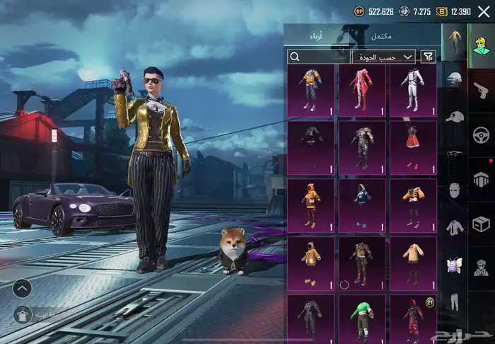 حساب ببجي للبيع 7