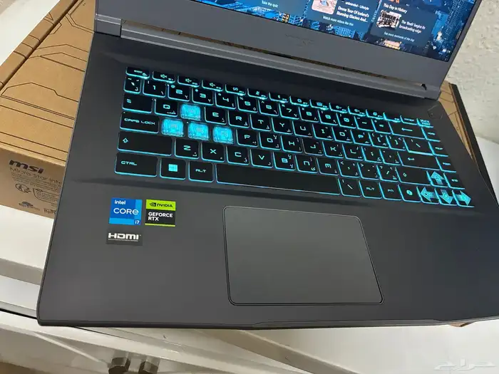 لابتوب قيمنج وتصاميم Msi Thin 15 معالج Core i7 3