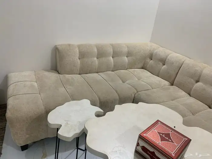 كنب حرف ال مقاس 3_4 استخدام 7 شهور 1