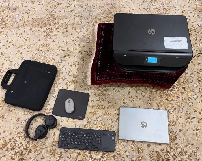 لابتوب HP رام 16 مع ملحقات ( شبه جدد ) 0