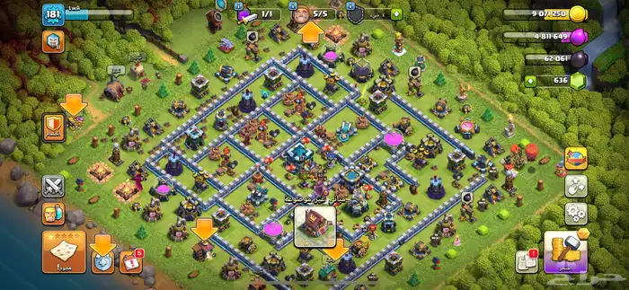 قرية كلاش اوف كلانس تاون 13 شبه ماكس 0