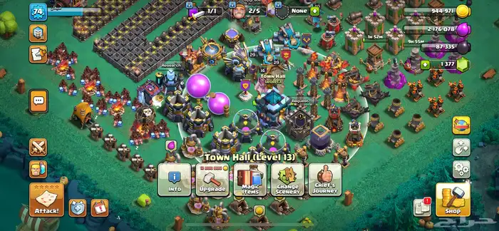 حساب كلاش اوف كلانس 2