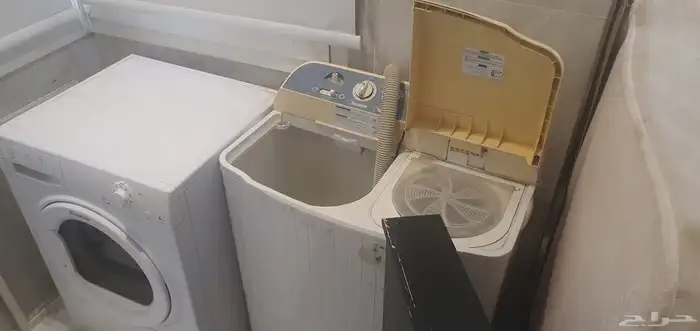 عسال اتماتيك وفرم وغسالة حوضين ومجفف ملابس 0