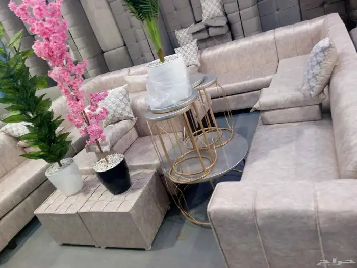 مجالس كنبات جاهزه مقاس 4في5زاويتين و باطرمه جاهز مقاس 4في5زا 47