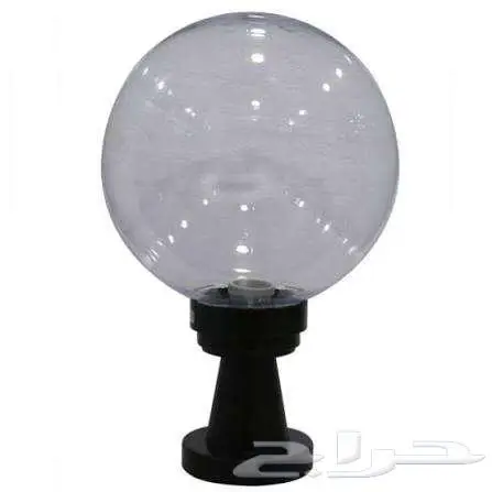 اضاءة سور كروي متوفر بعده مقاسات شفاف او مثلج 0