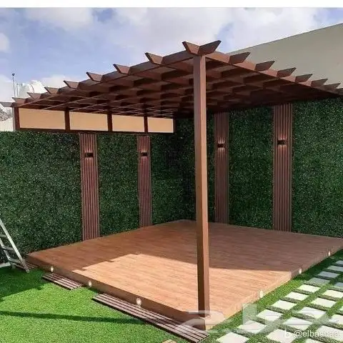 ثيل طبيعي توريد وتركيب شبكه ري اتوماتيك وعشب صناعي وشلالات 6