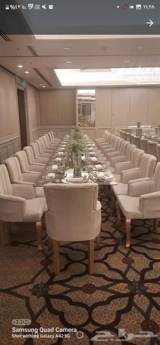 حفلات مناسبات قهوجيين صبابين رجال ونساء كراسي طاولات 4