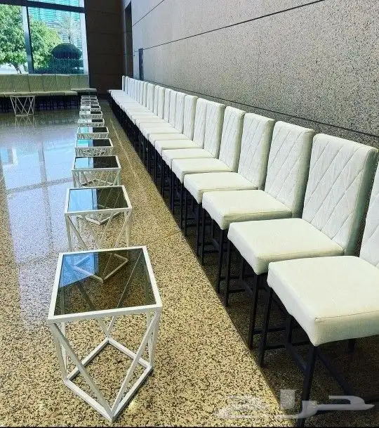 تأجير كنب طاولات طعام مكيفات زوالي جلسات خارجية الرياض 9