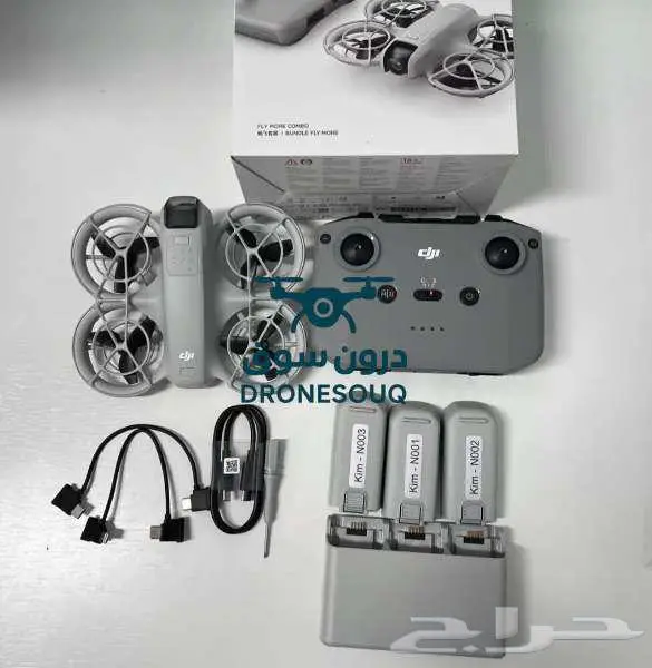 DJI Neo Combo شبه جديدة (99 ) مع 3 بطاريات وجهاز تحكم 0