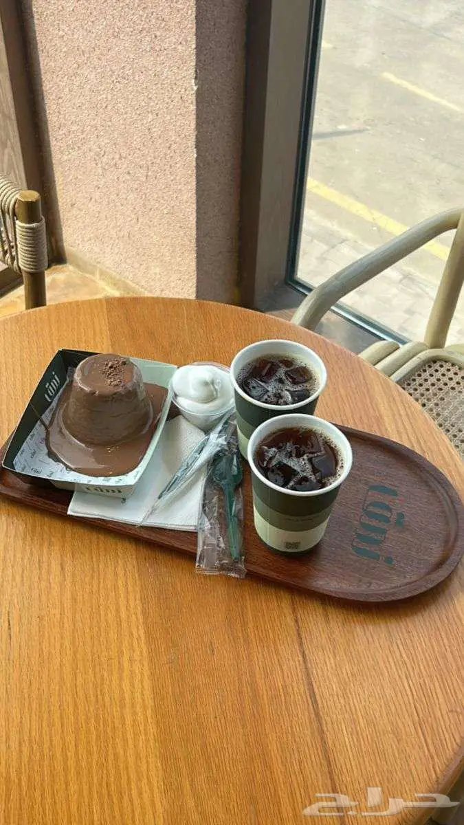 صياني تقديم خشب طبيعي واستيل للكفيهات 5