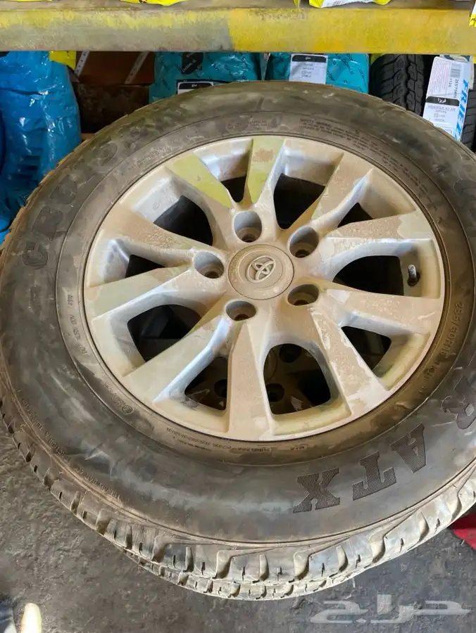 جنوط جيب جكسار 2016 مقاس 18 جنوط وكاله 5مسامير نضيف جدا 0